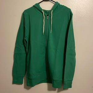 Green Gap Zip Up Hoodie